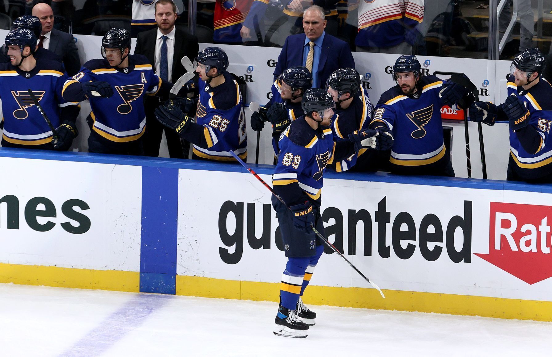 Blues 5, Capitals 1